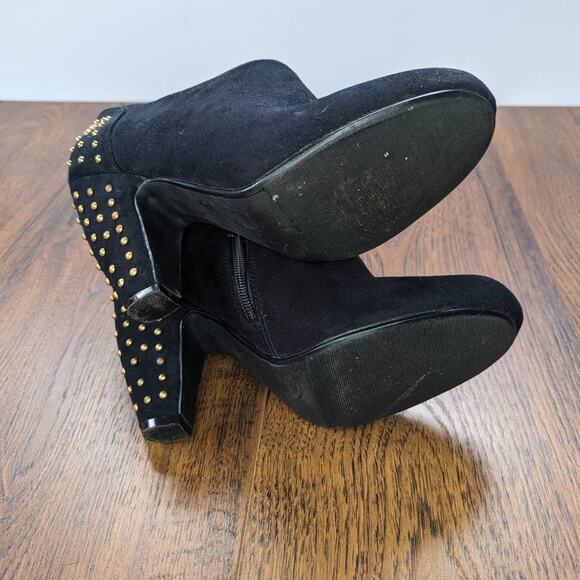ASOS London Rebel Studded Ankle Heeled Booties - Picture 5 of 6